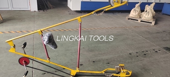 De luchtfietsen van de Lijnenkar voor Twee Bundelleider Inspection Trolley