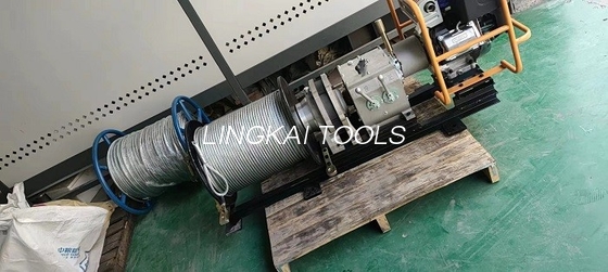 50 KN-Gasmotor 12mm Staaldraad die Machine trekken