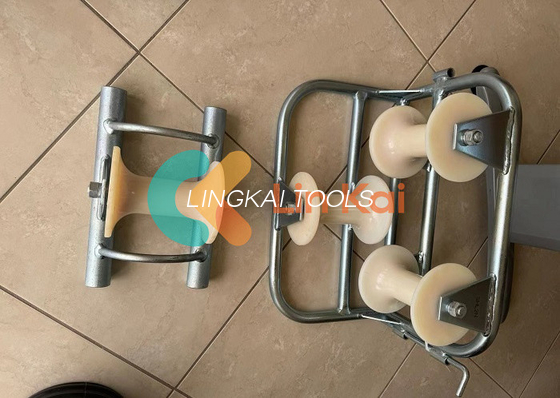 Gepersonaliseerde diameter 120* 200mm Max Hoek Ground Roller Voor 10kn 20kn Belasting