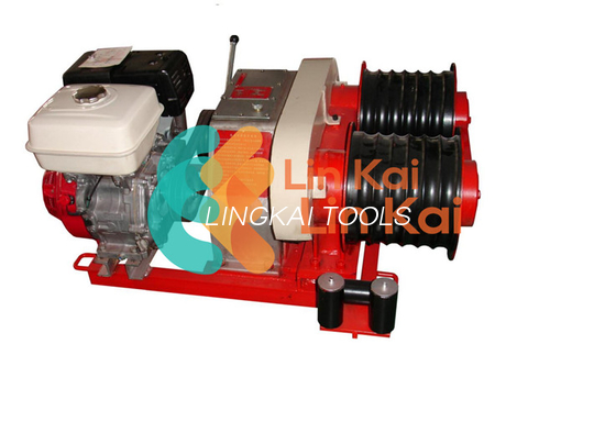 Dieselmotor 9KW Drie ton Dual Bull Wheel Winch Toren Opbouwapparatuur