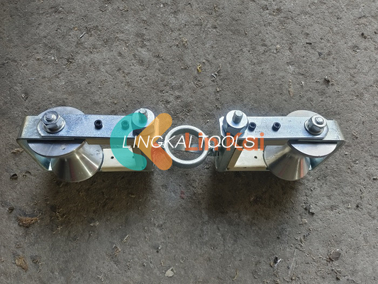 OPGW Stringing Operations met Live Line Double Sheave Support Roller SH2 2,2 kg