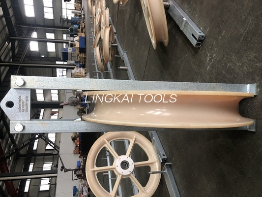 750mm de Lucht Nylon Wielen van Stringing Blocks With van de Lijnleider