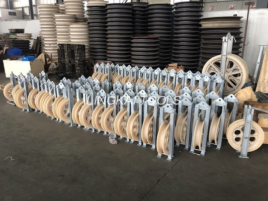 Dia660mm Nylon Wiel Gebundelde Leider Stringing Blocks