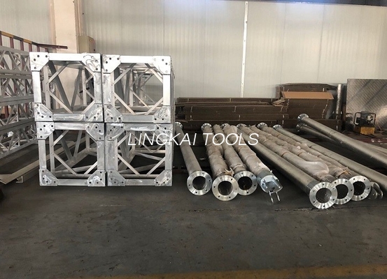 De binnen Opgeschorte Bouw Gin Poles Aluminum Alloy van de Roostertoren